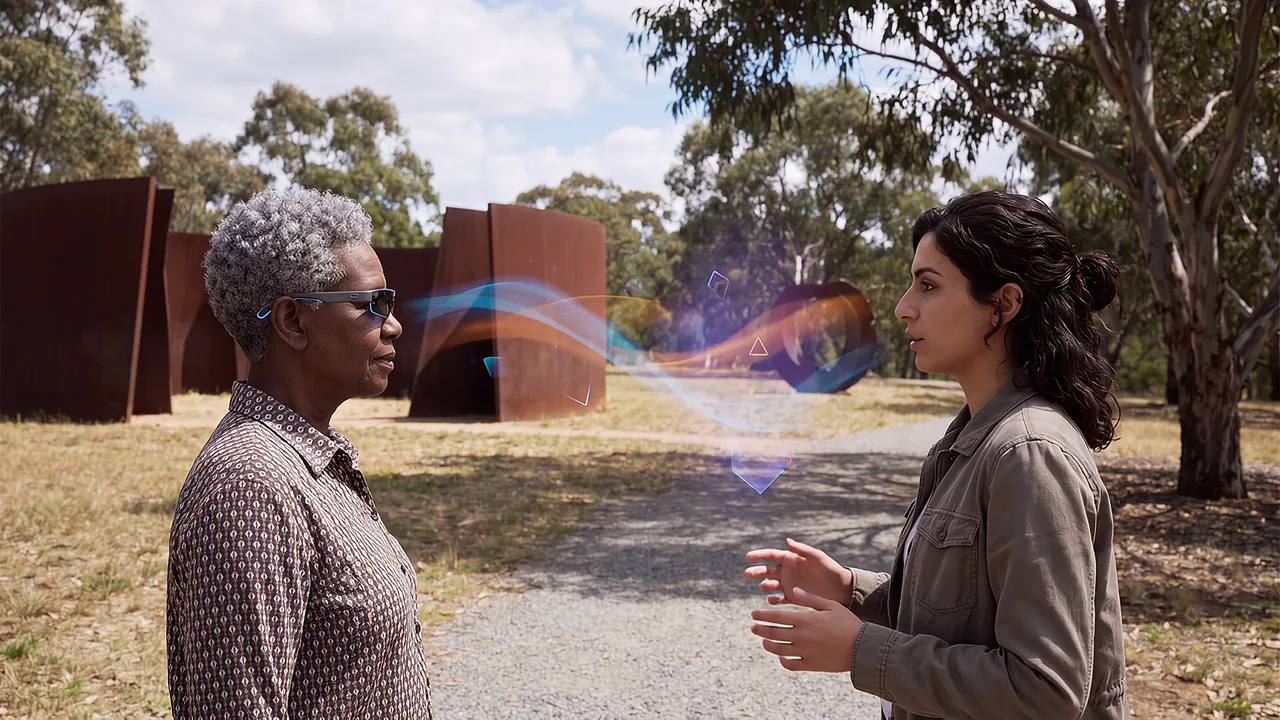 Colour trails through steel sculptures. A rapid prototyping scenario for fast builds, from idea to working product.