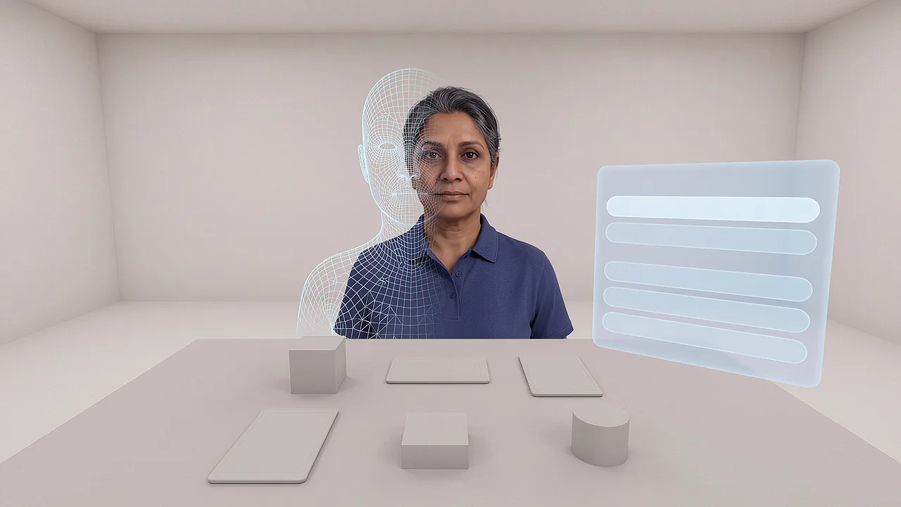 A twin forms above knowledge objects. A first person AI roleplay scenario for digital twins.
