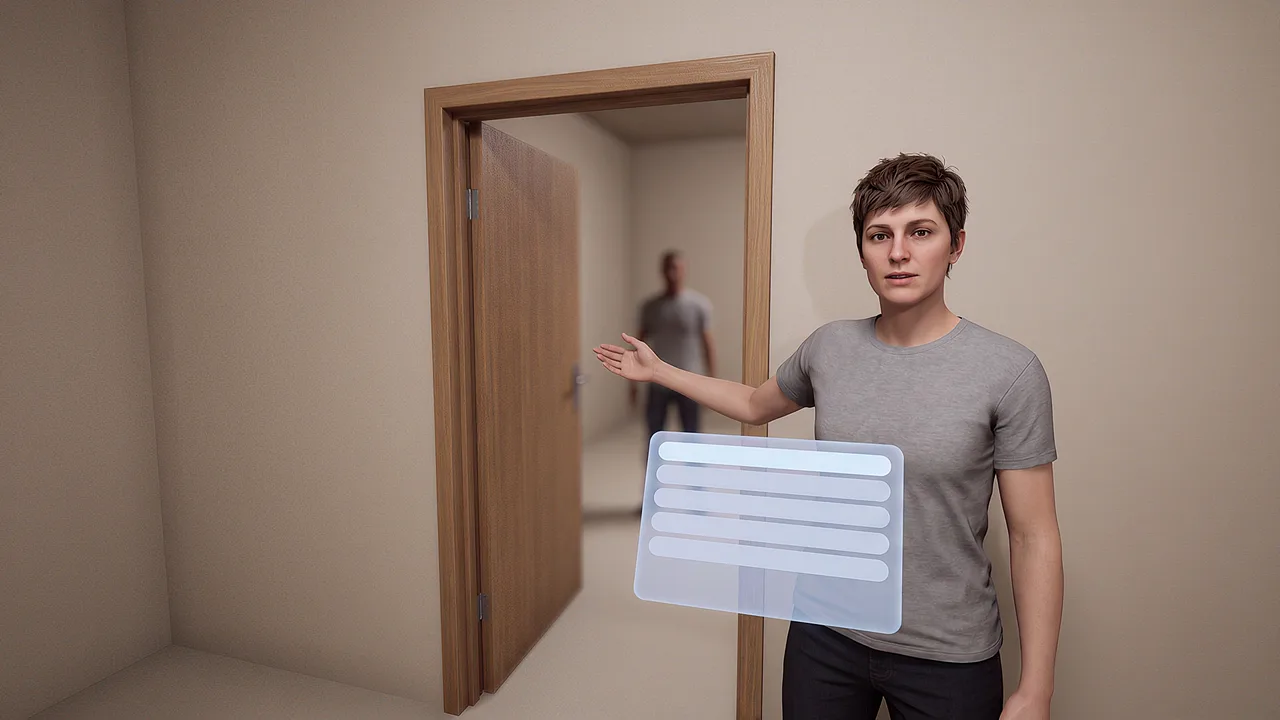 The twin hands over to a human adviser. A first person AI roleplay scenario for applied AI in sensitive conversations.