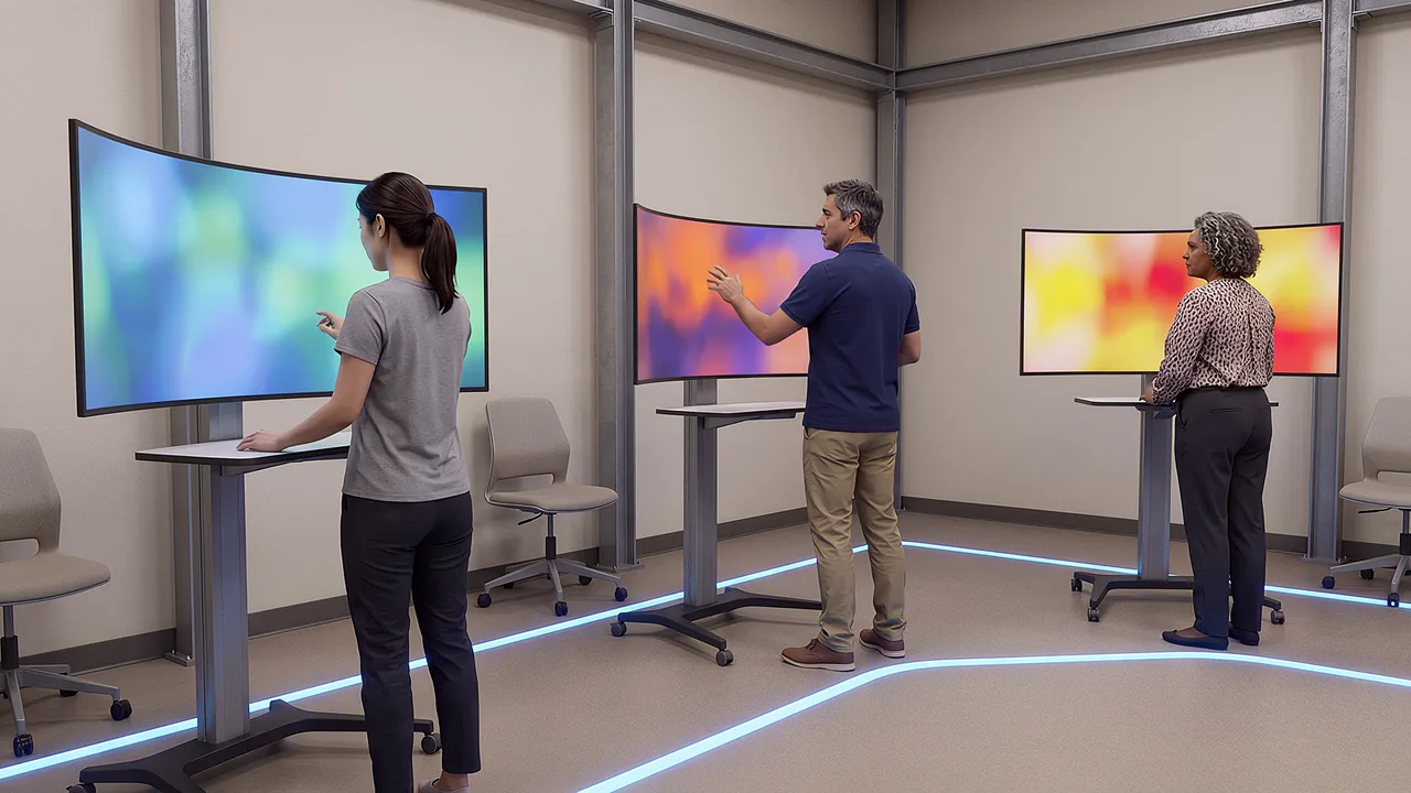 Three reviewers use browser stations. A rapid prototyping scenario for fast builds, from idea to working product.